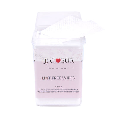 Le Coeur Lint Free Wipes (170 sheets)